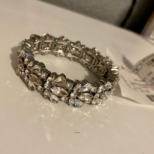 Charter Club Crystal Stone Stretch Bracelet